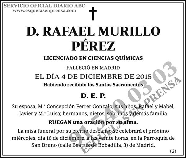 Rafael Murillo Pérez